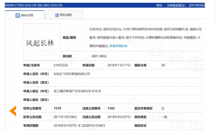 影視作品商標注冊？看看正午陽光是怎么做的？