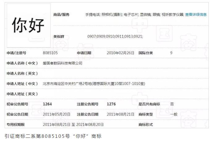 Hello=你好？ 近似不近似，看法院說法！