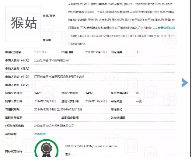 神反轉(zhuǎn)！江中“猴姑”商標(biāo)被無效了？