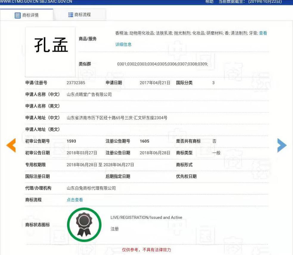 “孔孟”因不良影響被駁回，但這些商標(biāo)卻成功注冊了