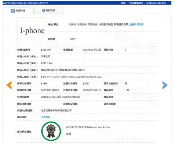 蘋果公司又買了一枚商標(biāo)，這次出了多少錢？