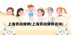 上海勞動(dòng)律師(上海勞動(dòng)律師咨詢(xún))